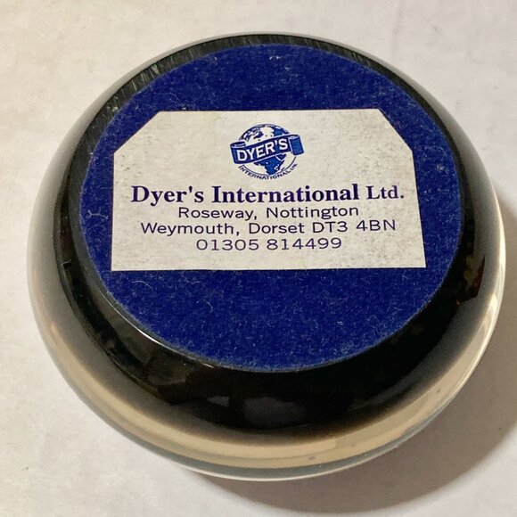 Vintage Glass Rolls Royce Paperweight Royal Blue Logo Car Dyers International - Picture 4 of 9